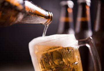 pouring beer